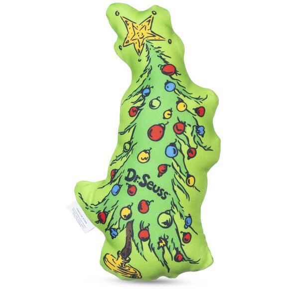 Dr. Suess's The Grinch 3 Piece Plush Dog Toys - Christmas Set for Dogs - Picture 7 of 8